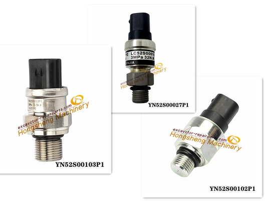 YN52S00027P1/103P1/102P1कोबेल्को SK200-5/6/8 (उच्च और निम्न दबाव) दबाव सेंसर के लिए